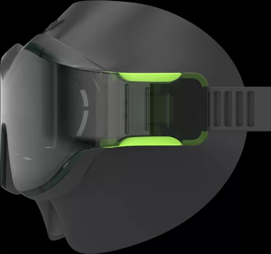 Speedo Hydrosity Swim Mask Goggles Adult - Speedo Black / Smoke