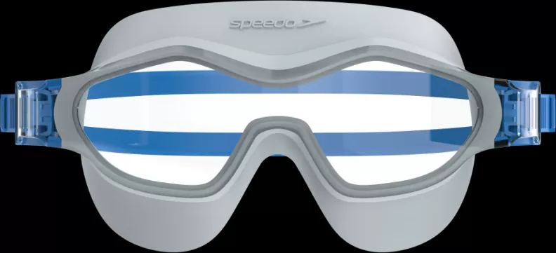 Speedo Hydrosity Swim Mask Goggles Adult - Light Cement / Clear