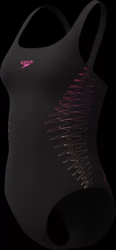 Speedo Placement Muscleback Swimwear Female Adult - Anthracite