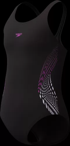 Speedo Placmement Muscleback Swimwear Female Junior/Kids - Diva