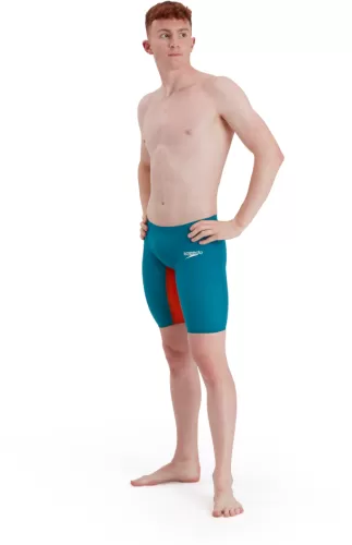 Speedo Fastskin LZR Pure Valor Jammer Swimwear Male Adult - Nordic Teal/Sal