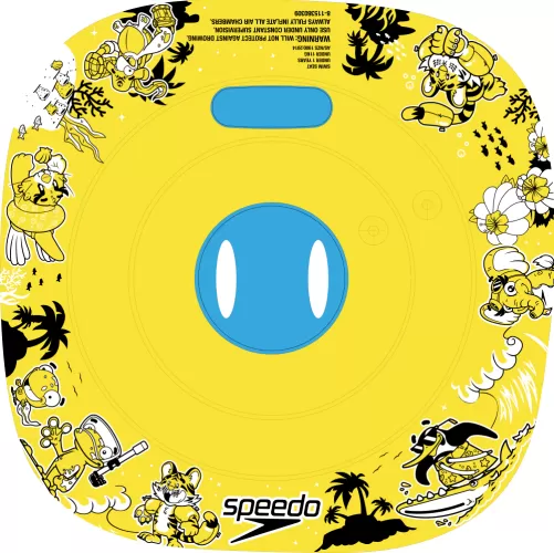 Speedo Learn to Swim Character Swim S Unisex Infant/Toddler (0-6) - Bright Yellow/Bla