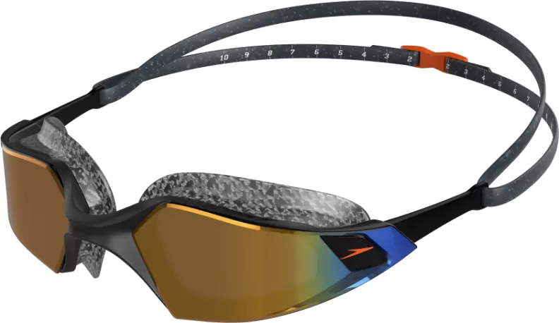 Speedo Aquapulse Pro Mirror Goggles Adults - Oxid Grey/Black/O