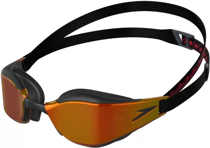 Speedo Fastskin Hyper Elite Mirror Goggles Adults - Black/Oxid Grey/F