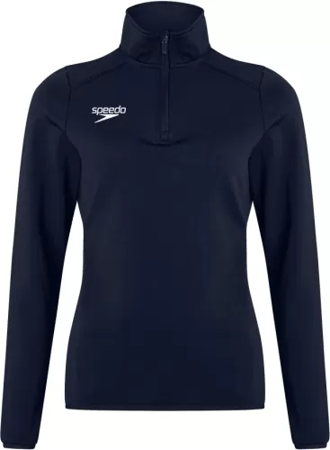 Speedo CLUB 1/4 ZIP MIDLYR TRN TOP AF Teamwear Adult Female - NAVY