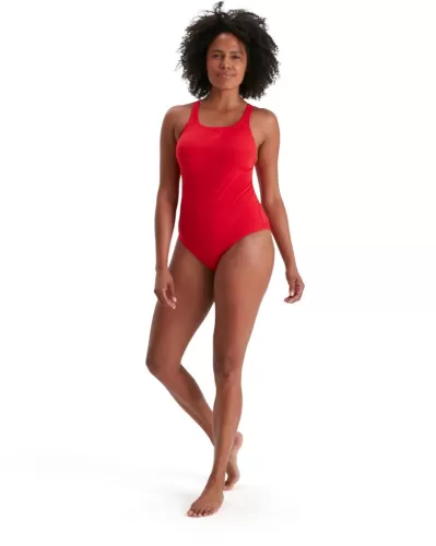 Speedo Eco Endurance+ Medalist Swimwear Female Adult - Fed Red