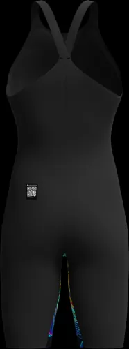 Speedo LZR Valor 2.0 CDBK Kneeskin Race Female Adult - Black/Molten Blur - Mainline