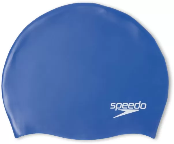Speedo Plain Moulded Silicone Junior Swim Caps Junior - Royal Blue