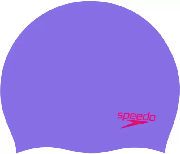 Speedo Plain Moulded Silicone Junior Junior Unisex - Lilac/Red
