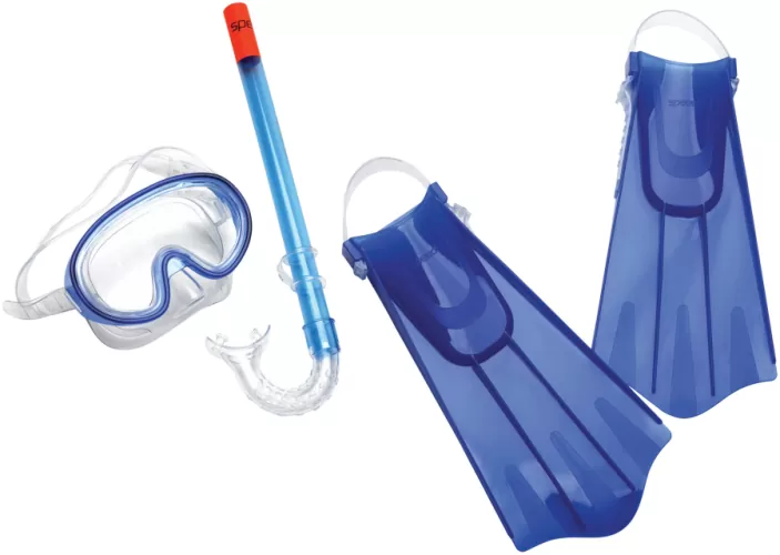 Speedo Kids Aqua Quest Mask Snorkel F Dive Junior/Kids - Blue Oceans