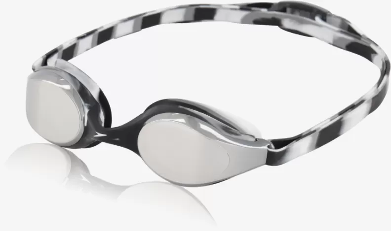 Speedo Hyper Flyer Mirror Goggles Unisex Junior/Kids - Silver