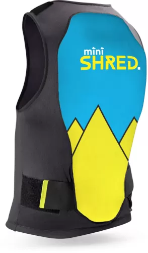 SHRED. MINI BACK PROTECTOR VEST ZIP BACK PROTECTION - black