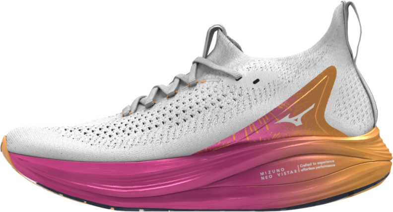 Mizuno Sport MIZUNO NEO VISTA 2 Road Running Neutral - white/white/pink tetra
