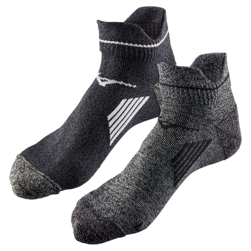 Mizuno Sport Active Training Mid 2 Pairs - Black/Grey