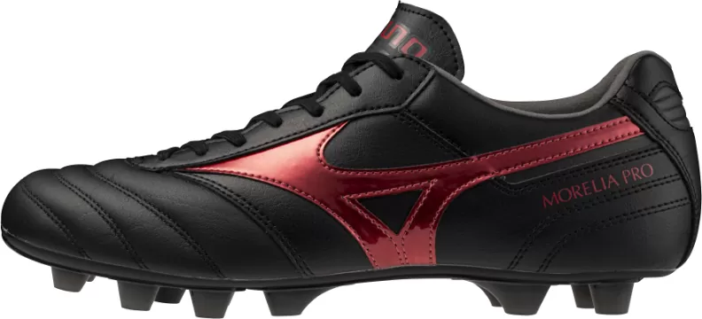 Mizuno Sport MORELIA II PRO FG Football - black/morelia 40th red/black sand