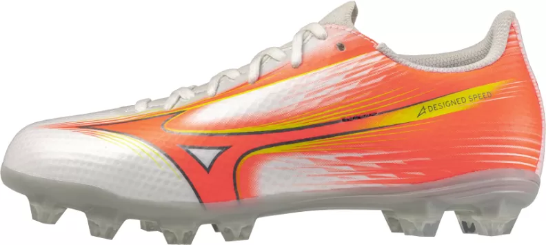 Mizuno Sport MIZUNO a III SELECT Jr FG Football - white/lava orange/evening prim