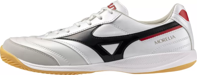 Mizuno Sport MORELIA SALA PRO IN Futsal - white/black/chinese red