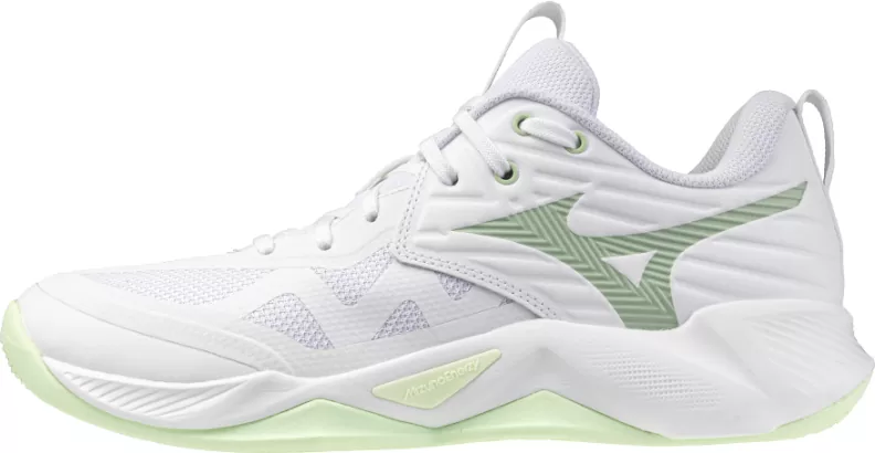 Mizuno Sport WAVE MOMENTUM PRO Volleyball - white/aqua gray/ambrosia