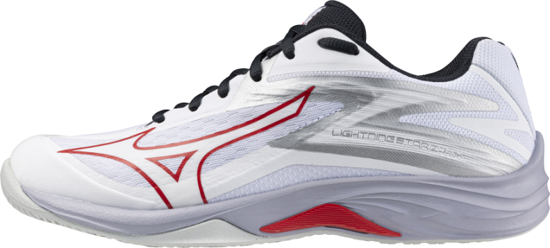 Mizuno Sport LIGHTNING STAR Z7 Jr Indoor - white/salsa/black