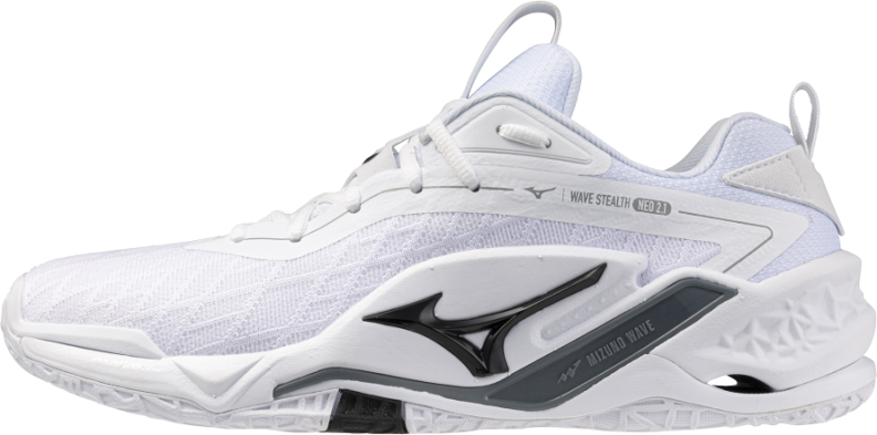 Mizuno Sport WAVE STEALTH NEO 2.1 Handball & Unihockey - white/black