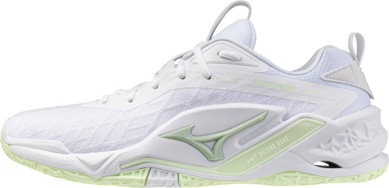 Mizuno Sport WAVE STEALTH NEO 2.1 Handball & Unihockey - white/aqua gray