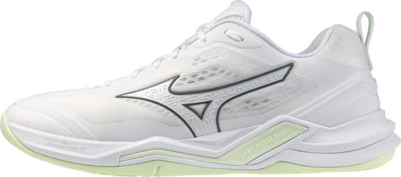 Mizuno Sport WAVE STEALTH ELITE Handball & Unihockey - white/aqua gray