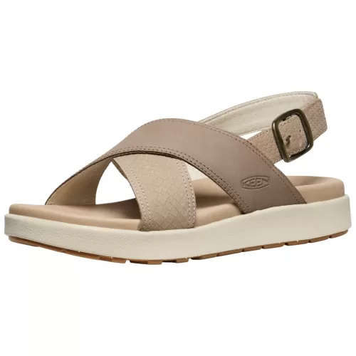 KEEN Damen Elle Luxe Cross Strap BRAUN