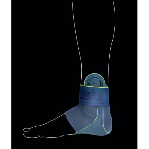Push Sports Knöchelbandage Kicx rechts S - grau, petrol