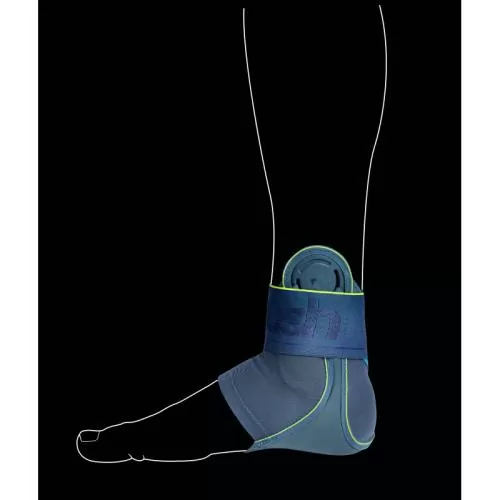 Push Sports Knöchelbandage Kicx links L - grau, petrol