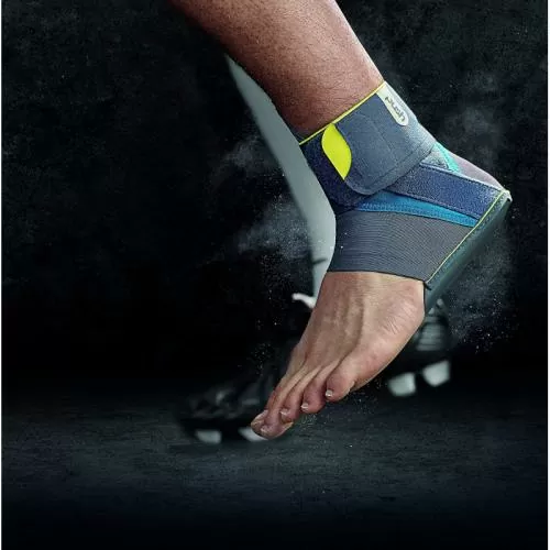 Push Sports Knöchelbandage 8 rechts S - grau, petrol