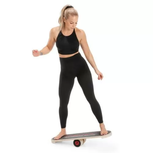 Gymstick Balance Board (Holz) - schwarz, braun