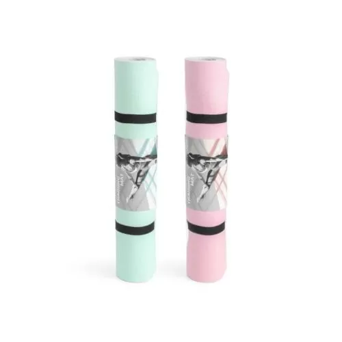 Gymstick Vivid Yoga Matte türkis/ grau (170 x 60 x 0,4 cm) - türkis, grau