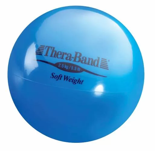 TheraBand Gewichtsball Soft - blau (2.5Kg)