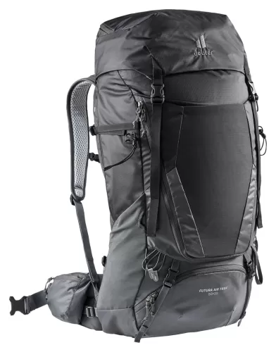 Deuter Futura Air Trek Trekkinigrucksack - 50l + 10l, black-graphite