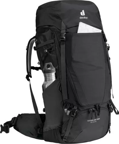 Deuter Futura Air Trek SL Trekkinigrucksack Damen - 55l + 10l, black-graphite
