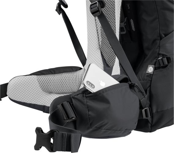 Deuter Futura Air Trek SL Trekking Backpack Women - 55l + 10l, black-graphite