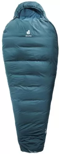 Deuter Sleeping Bag Orbit 0° SL - arctic-slateblue, Zip right