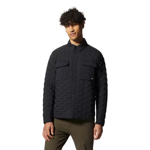Mountain Hardwear M Stretchdown™ Light Shacket SCHWARZ Mountain Hardwear M Stretchdown™ Light Shacket SCHWARZ