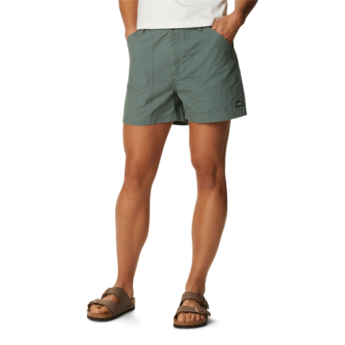 Mountain Hardwear Damen Cotton Ridge Short - grün (Grösse: 6)
