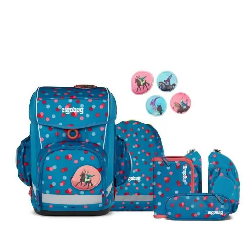 ergobag Schulranzen-Set 5-tlg. Cubolight - voltibär