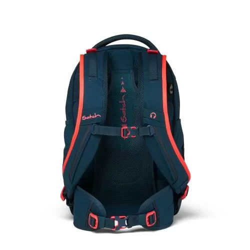 satch Schulrucksack Sleek - pink phantom