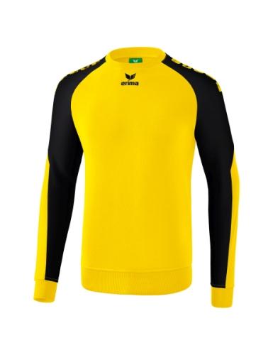 Erima Essential 5-C Training Sweatshirt – gelb/schwarz (Größe: L)