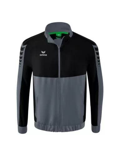 Erima Six Wings Presentation Jacket - slate grey/black