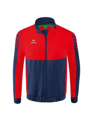 Erima Six Wings Präsentationsjacke für Kinder - new navy/rot