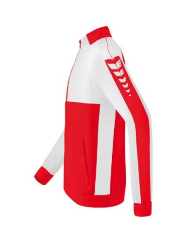 Erima Six Wings Präsentationsjacke für Kinder - rot/weiß