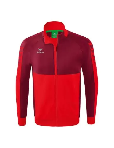Erima Six Wings Worker Jacke für Kinder - rot/bordeaux