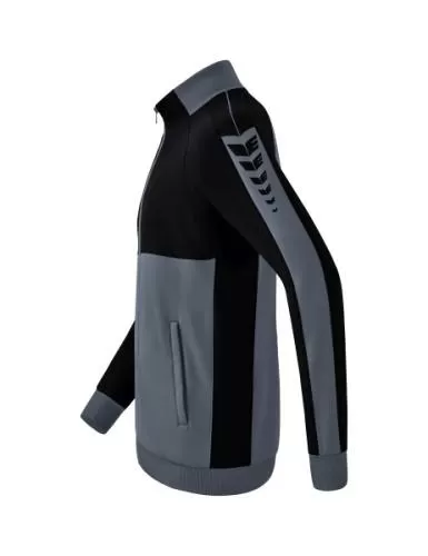 Erima Six Wings Worker Jacke für Kinder - slate grey/schwarz