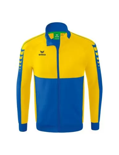 Erima Six Wings Worker Jacke - new royal/gelb