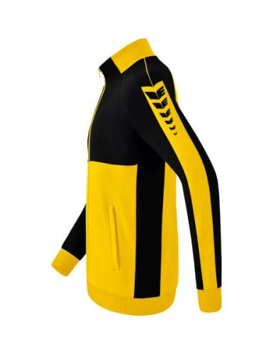 Erima Six Wings Worker Jacke für Kinder - gelb/schwarz