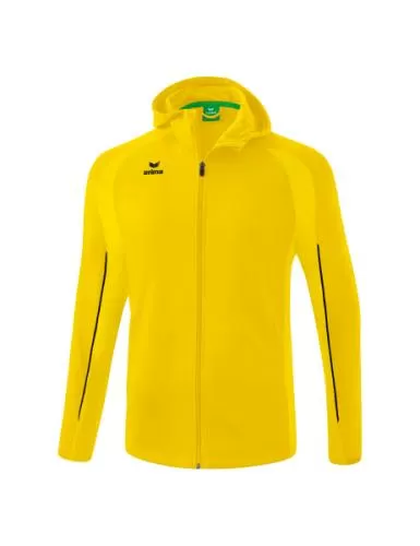 Erima LIGA STAR Training Jacket with hood - yellow/black